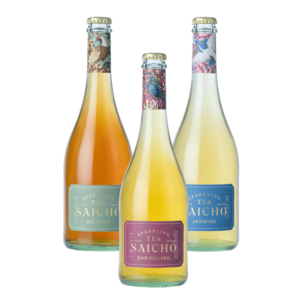 Non-Alcoholic 0.0% Single Origin Sparkling Tea | Saicho