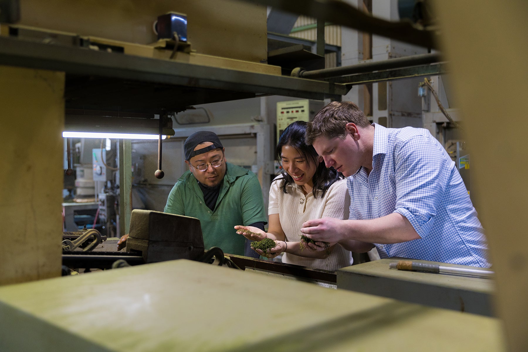 Saicho founders sourcing tea in Shizuoka, Japan