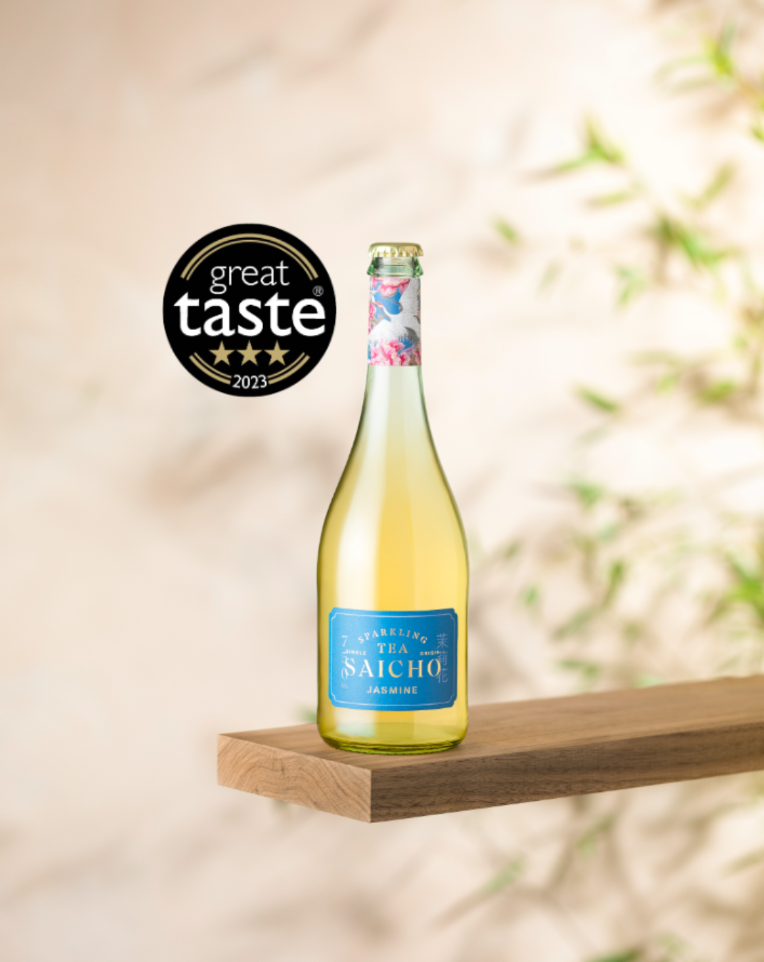 Non-Alcoholic 0.0% Single Origin Sparkling Tea | Saicho